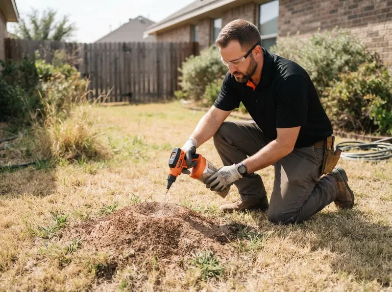 Red Imported Fire Ant Yard Elimination in Lubbock, TX